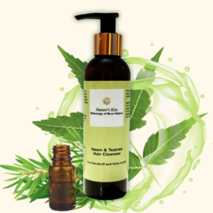 Nature's Kiss Neem and Teatree essential oil Hair Cleanser